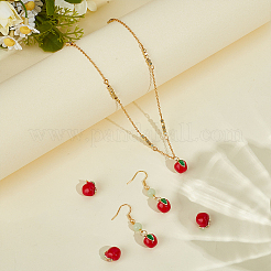 6Pcs Brass Enamel Charms&nbsp;KK-BC0015-02