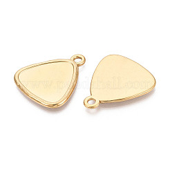 304 Stainless Steel Pendant Cabochon Settings&nbsp;STAS-N108-68G