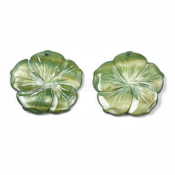 Natural Freshwater Shell Pendants&nbsp;X-SHEL-S276-164
