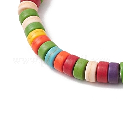 Synthetic Turquoise Beaded Stretch Bracelets&nbsp;BJEW-JB12067