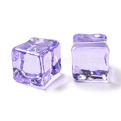 Square Transparent Resin Ice Cubes&nbsp;RESI-C034-03