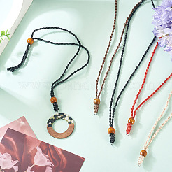 20Pcs 4 Colors Adjustable Waxed Polyester Cord Necklace Making&nbsp;NJEW-TA00203