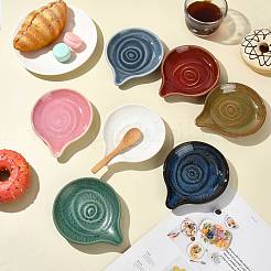 Round Ceramic Utensil Rest&nbsp;PR-FZCA307-02
