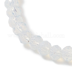 Chakra Opalite & Dyed Natural Malaysia Jade Beads Stretch Bracelets for Women&nbsp;BJEW-JB13049
