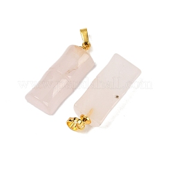 Natural Rose Quartz Pendants&nbsp;G-F795-E01-G
