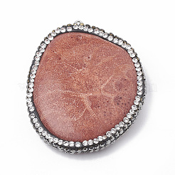 Synthetic Coral Pendants&nbsp;CORA-S023-31