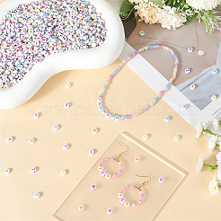 1200Pcs Craft Acrylic Horizontal Hole Letter Beads&nbsp;SACR-PA0001-09