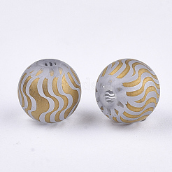Electroplate Glass Beads&nbsp;X-EGLA-S178-02F