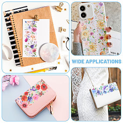 4Pcs 4 Colors PET Decorative Stickers&nbsp;DIY-PH0032-39