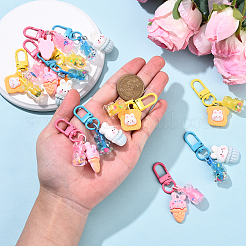 5Pcs Resin Pendant Decorations&nbsp;HJEW-YW00162-01