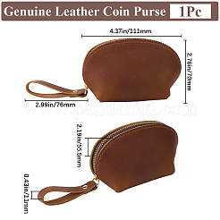 Leather Credit Card Wallets for Women Men&nbsp;AJEW-WH20007-10B