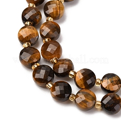 Natural Tiger Eye Beads Strands&nbsp;G-K332-B03-01