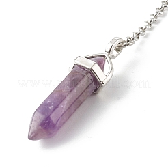 Natural Mixed Gemstone Pointed Dowsing Pendulums&nbsp;PALLOY-JF00767