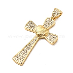 Brass Micro Pave Cubic Zirconia Pendants&nbsp;KK-A266-06C-G