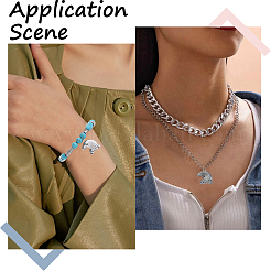 50Pcs Tibetan Style Zinc Alloy Pendants&nbsp;FIND-SC0006-30