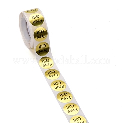 Flat Round Paper Thank You Stickers&nbsp;DIY-C042-09A