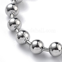 304 Stainless Steel Ball Chain Necklaces&nbsp;CHS-F009-01H-45cm-P