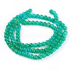 Spray Painted Glass Beads Strands&nbsp;GLAA-A038-C-46