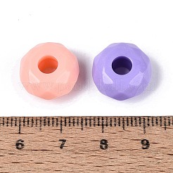 Opaque Plastic European Beads&nbsp;KY-N025-16