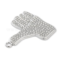Alloy Rhinestone Pendants&nbsp;ALRI-S001-07