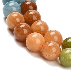 Natural White Jade Beads Strands&nbsp;G-Z097-A01-8mm-C