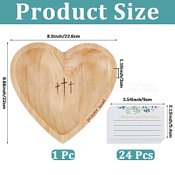 1Pc Wood Prayer Bowl&nbsp;ODIS-CN0008-05