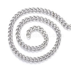 Tarnish Resistant 304 Stainless Steel Curb Chains&nbsp;STAS-P219-03