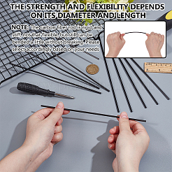 10Pcs Carbon Fiber Bars&nbsp;AJEW-OC0014-94