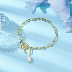 Natural Cultured Freshwater Pearl Charm Bracelets&nbsp;BJEW-JB10444