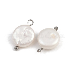 Natural Freshwater Pearl Keshi Pearl Pendants&nbsp;STAS-D378-08A-P