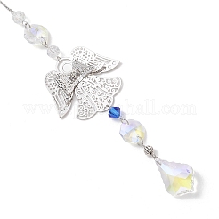 Glass Teardrop Hanging Suncatchers&nbsp;HJEW-JM04755-02