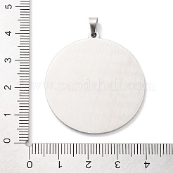 Anti-Tarnish 304 Stainless Steel Pendants&nbsp;STAS-U030-03P