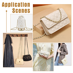 PU Leather & Alloy Bag Chain&nbsp;FIND-WH0040-16B