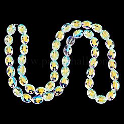 1 Strand Electroplate Glass Beads Strands&nbsp;GLAA-PH0004-31