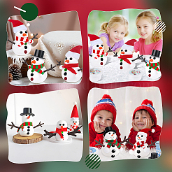 Resin Antler Snowman Hand Branch & Hat & Button & Nose Kits&nbsp;DIY-WR0004-66