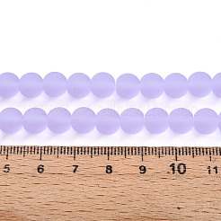 Transparent Glass Beads Strands&nbsp;GLAA-T032-T8mm-MD01