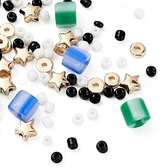 DIY Column Beads Bracelet Making Kit&nbsp;DIY-YW0004-78