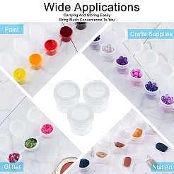 Plastic Paint Pots Strips&nbsp;CON-PH0001-84