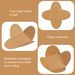 Cross Kraft Paper Chocolate Spacer&nbsp;AJEW-CN0004-83C