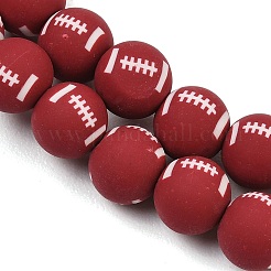 Handmade Polymer Clay Beads Strands&nbsp;PY-CBAEC33-01J