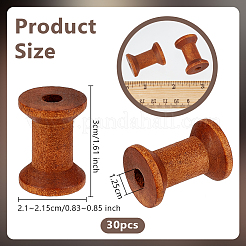 Wooden Empty Spools for Wire&nbsp;TOOL-WH0125-54C-02