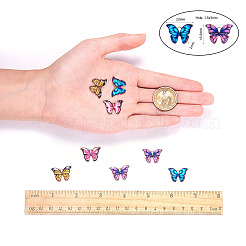 Light Gold Plated Alloy Enamel Pendants&nbsp;PALLOY-CJ0007-02