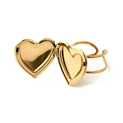 304 Stainless Steel Box Cuff Rings for Women&nbsp;RJEW-M074-02B-G