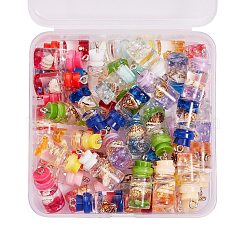 44 Pcs 11 Colors Glass Pendants&nbsp;GLAA-SZ0001-25