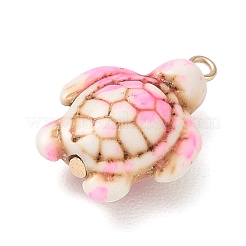 Brass & Resin Pendants&nbsp;RE-CBA9A00-01G-01