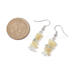 Natural Mixed Stone Dangle Earrings&nbsp;EJEW-JE06154-01