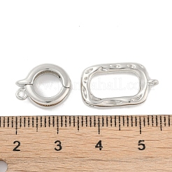 Rack Plating Brass Fold Over Clasps&nbsp;KK-A224-27C-P
