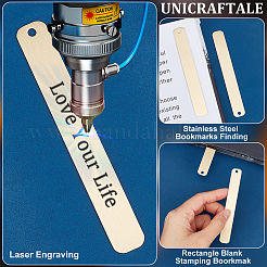 Brass Bookmarks&nbsp;DIY-WH0430-487G