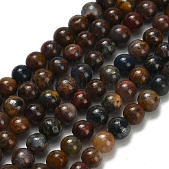 Natural Pietersite Beads Strands&nbsp;G-L642-B16-4mm