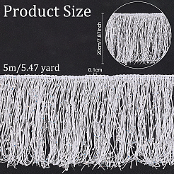 5M Sparkle Polyester Tassel Lace Trim&nbsp;OCOR-OC0001-38A